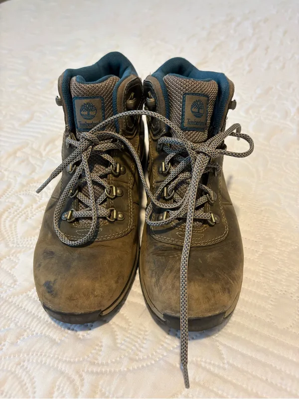 TIMBERLAND Mt Maddsen Mid Waterproof Leather Hiker Boots Shoes US 8 - Image 2