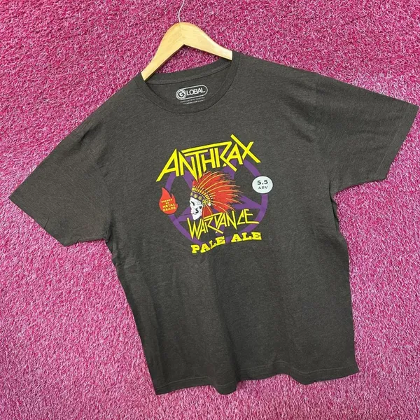 Anthrax War Dance grey Tee XL - Image 3