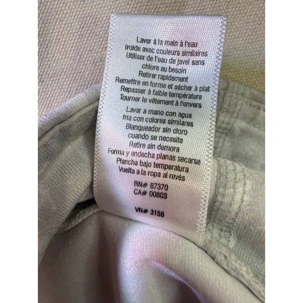 Alo Yoga White Snake Skin Print Cropped Leggings size XS - 17" Inseam (A3) - Image 5