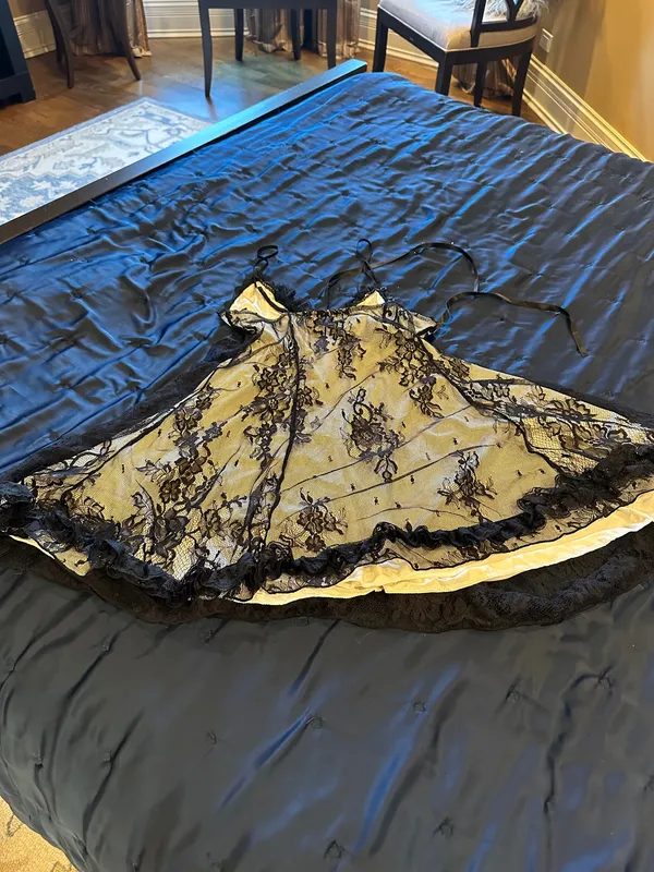 Lace Dress Yellow - Image 7