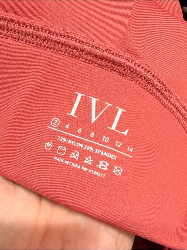 IVL Collective Scalloped set in rose size 2 woman’s activewear - Image 6
