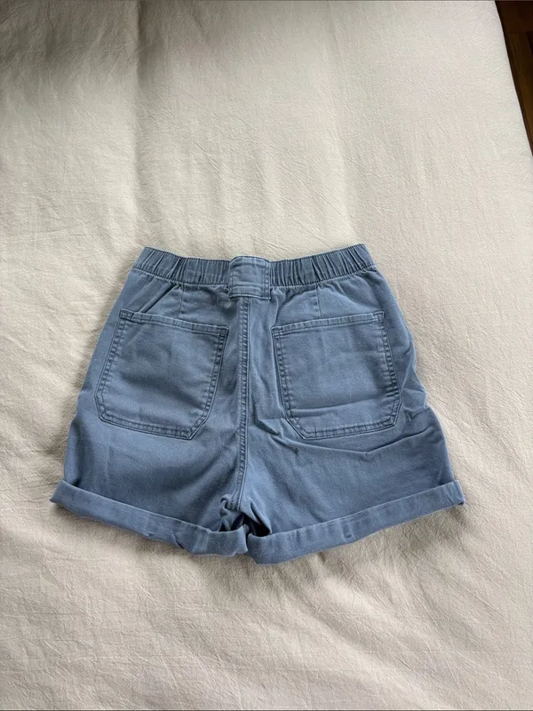 Gloria Vanderbilt Blue Cargo Shorts - S - Image 2
