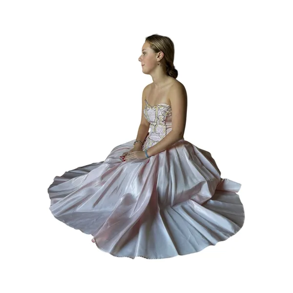 1980s ZUM ZUM Pink Strapless Beaded Sweetheart Prom Dress – ILGWU USA small - Image 16