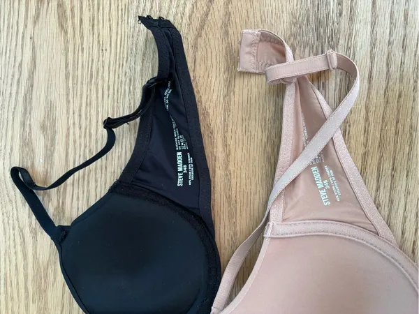 Steve Madden Black & Nude Smooth T-Shirt Bras Duo - Image 4