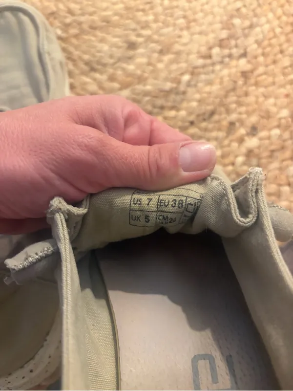 Hey Dude Women's Slip-On Loafers in Light Khaki size 7 - Image 4
