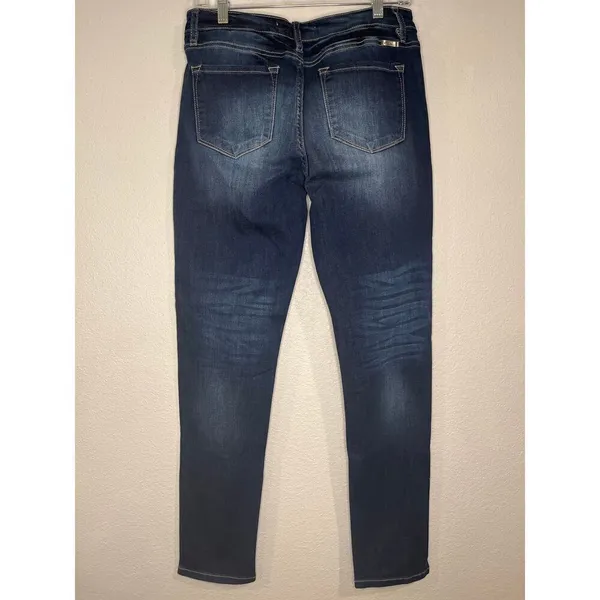 KanCan stretch mid rise skinny jeans minor distressing 11/29 - Image 3