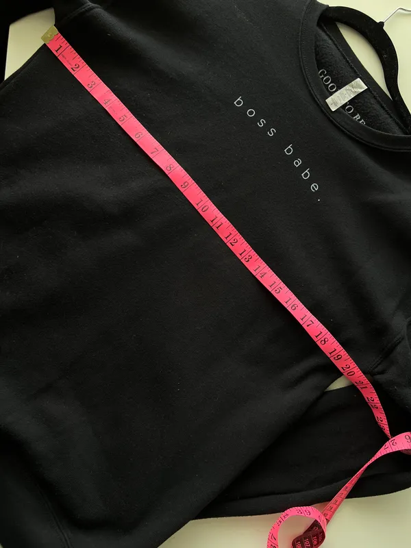 Black Boss Babe Sweatshirt - Image 5