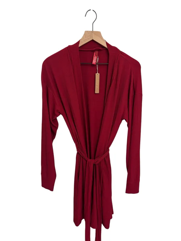 Skims Soft Lounge Short Robe Brick M Sold out New With Tags - Image 2