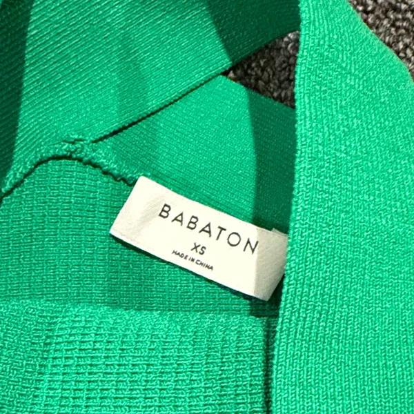 Green Women's Aritzia Cross-Strap Top - Image 4