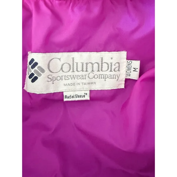 Vintage 80s 90s Columbia Bugaboo Bright Fleece Lined Two Piece Ski Jacket M USA - Image 6