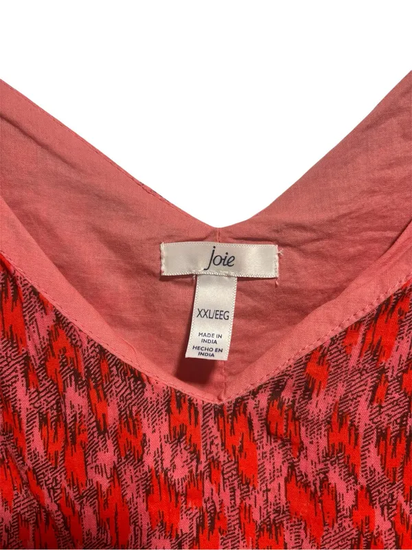 Joie 100% Cotton Printed Maxi Dress | XXL | Made in India | Boho Cottagecore - Image 4