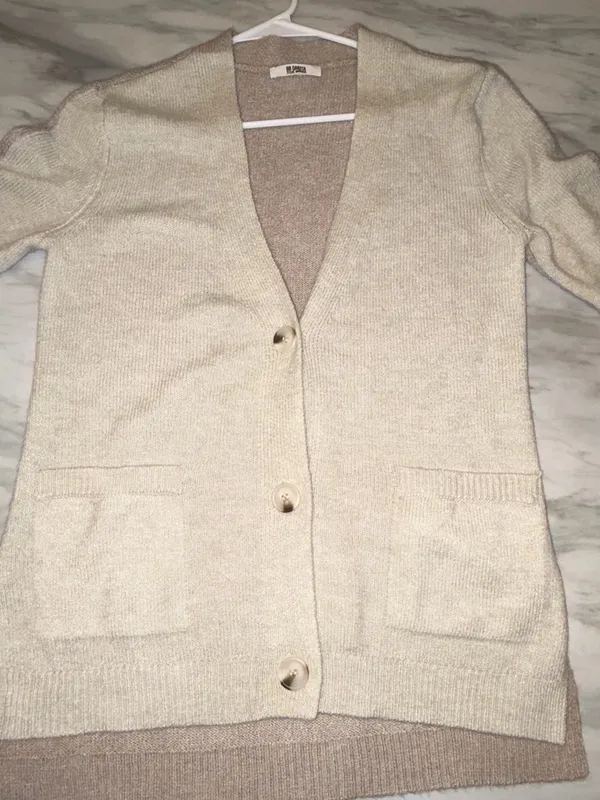 BB DAKOTA Steve Madden Colorblock Knit Cardigan Sweater - Image 4