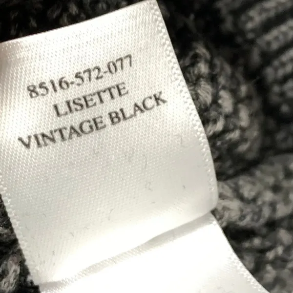 Rails Womens Lisette Vintage Black Textured Sweater Cropped Crewneck Size XS - Image 6