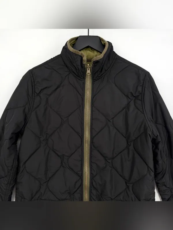 TREAD & SUPPLY Nixie Jacket Reversible Olive Green Black S - Image 11