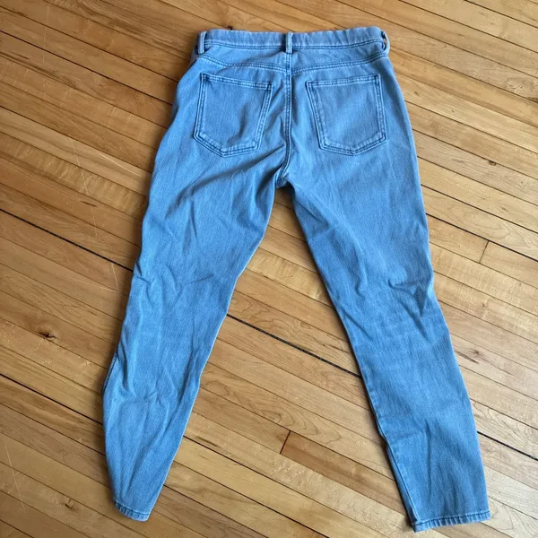 Uniqlo Ultra Stretch Leggings Pants S Light Blue Womens Denim Look Jeggings - Image 3