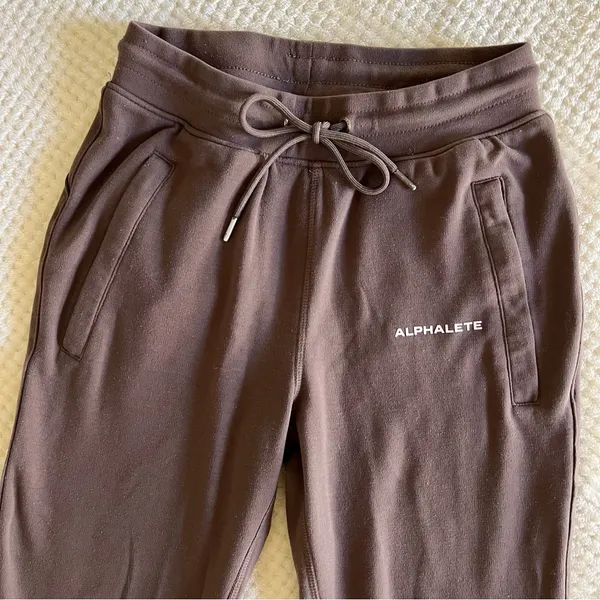 Alphalete Brown Essential Core Joggers - Image 2