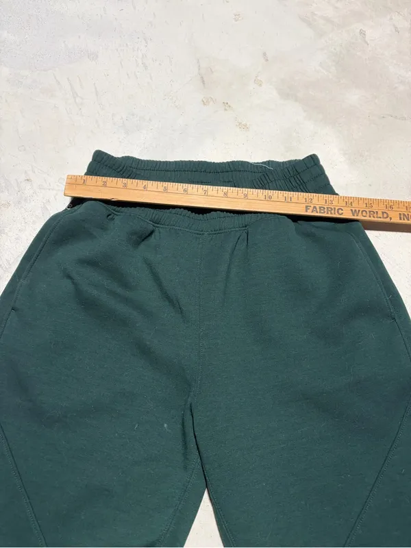 Abercrombie & fitch YPB Dark Green Elastic Waist Jogger Pants NEOKNIT S Short - Image 3