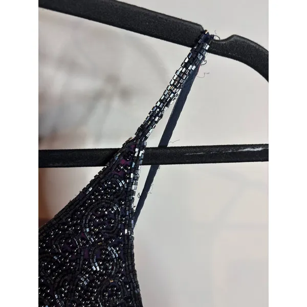 Y2K Sean Collection silk beaded formal dress - Image 6