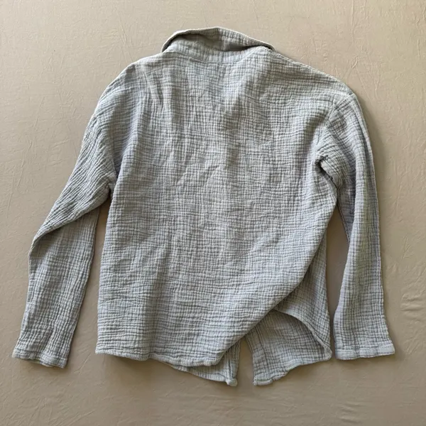 Society 22 Cotton Gauze Muslin Button Up Shirt - Image 2