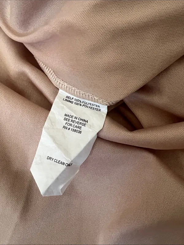 Birdy Grey Spence Convertible Maxi Dress Bridesmaid taupe Chiffon Sz L NWT - Image 6