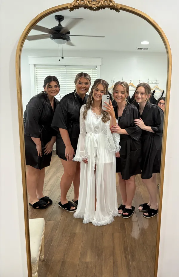 SheIn Wedding Getting Ready Robe - Image 5