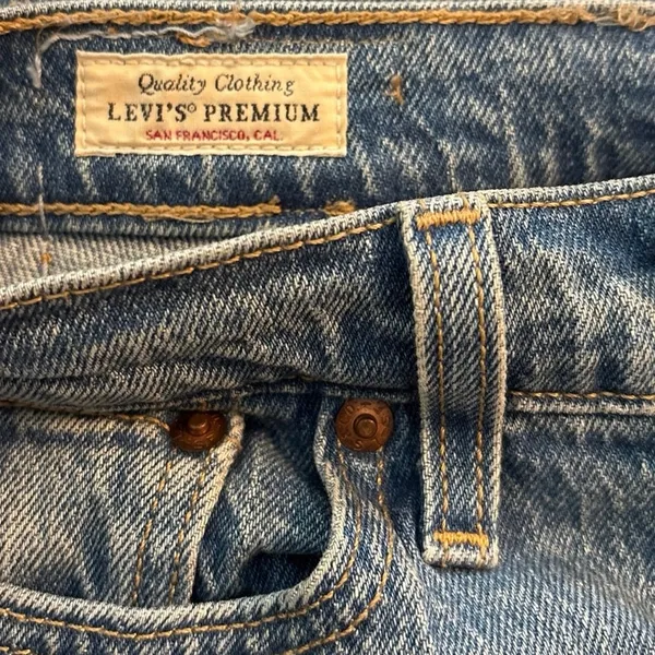 Levi’s Premium Size 23 High Rise Jeans Altered - Image 3