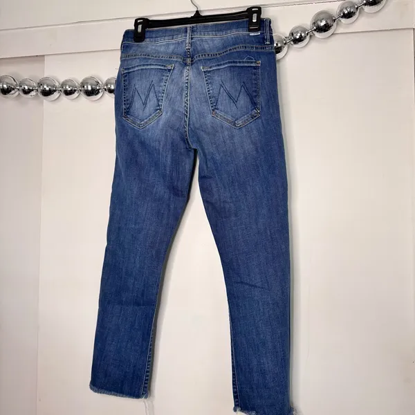 Mother insider crop step fray not rough enough jeans - Image 8