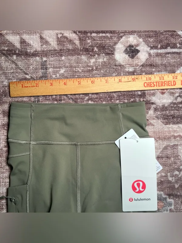 Lululemon Fast and Free HR Short 8" Light BALF Bay Leaf (Green) Lightweight|Sz:2 - Image 11