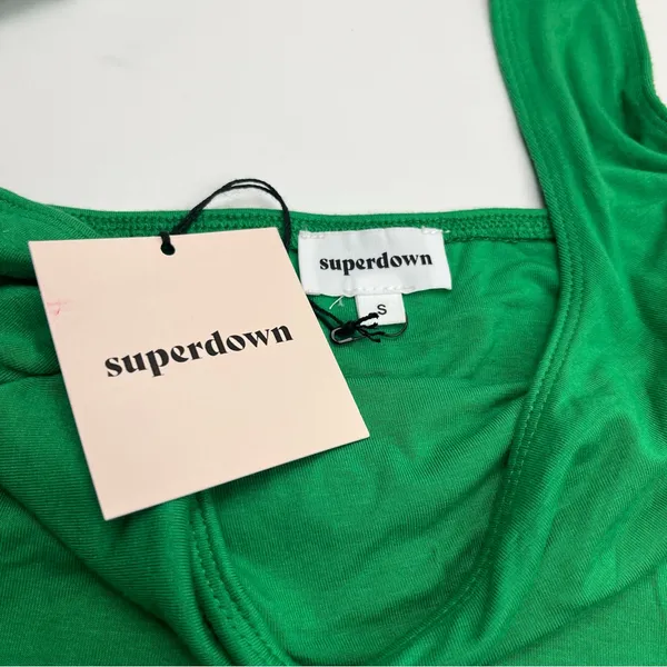 Superdown Revolve Alessandra Mini‎ Dress Kelly Green Womens Small Bodycon NEW - Image 4