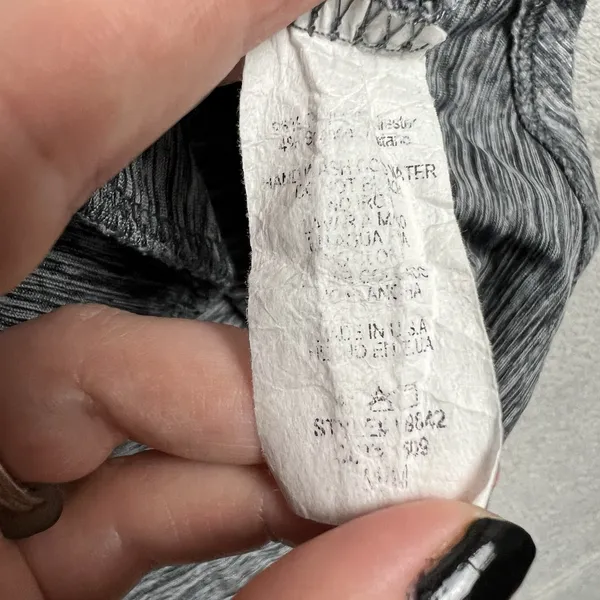 12 pm by Mon‎ Ami Heathered grey short sleeve dress size medium round neck Basic - Image 8