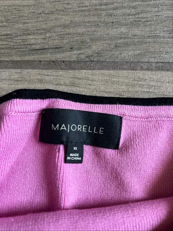 MAJORELLE Pink Bralette with Black Trim - Image 3