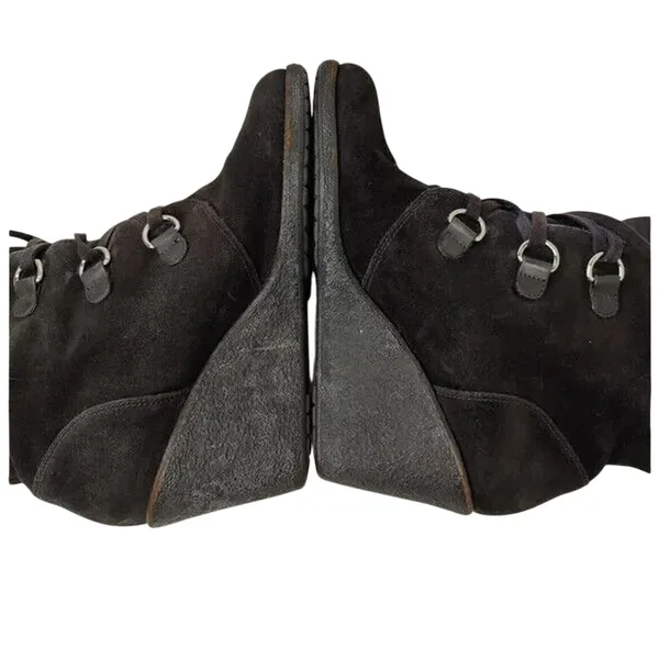 BlackWedge mid calf Boots by Cole Haan Size 11 - Image 5