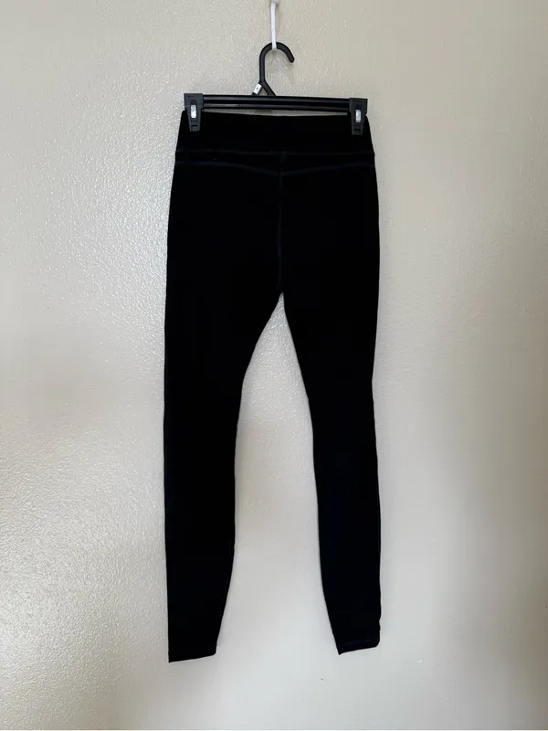 Smartwool Merino 150 Black Leggings XS Wool Base Layer Hiking Ski Outdoor Pants - Image 2