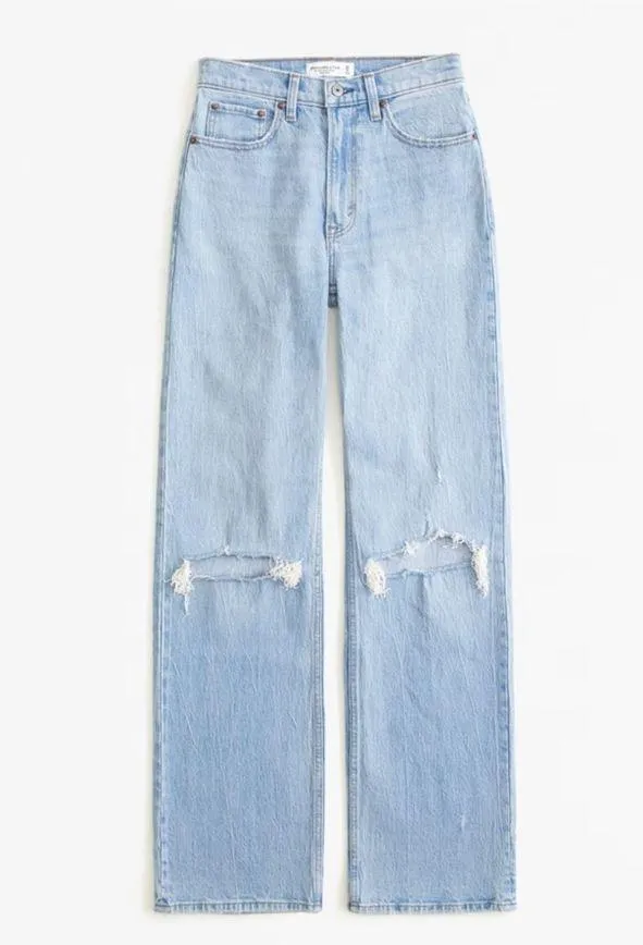 Abercrombie high rise 90's relaxed jeans - Image 2