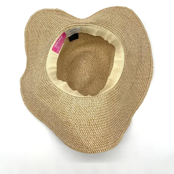 David and Young Packable Sunhat Daydreaming Beachy Floppy Summer Travel OS‎ - Image 3