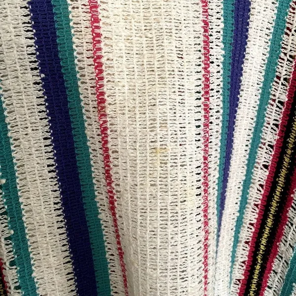 Koret solos knit striped vintage top comfortable casual 90s shirt woven boho - Image 3