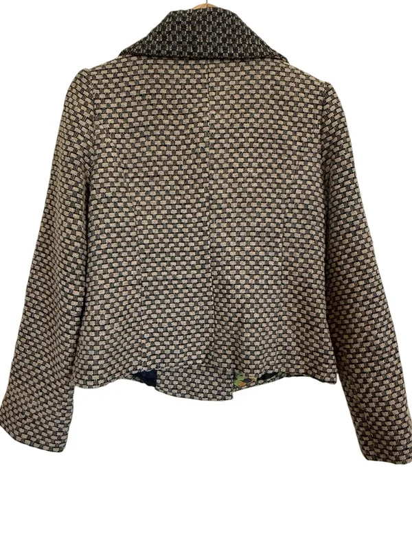 Anthropologie Tabitha Women’s Ottawa Pea Coat Double Breasted Size Small Wool - Image 7