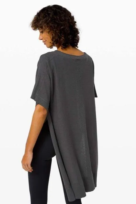 Lululemon Be At Ease Poncho Cashmere Blend gray - Image 2