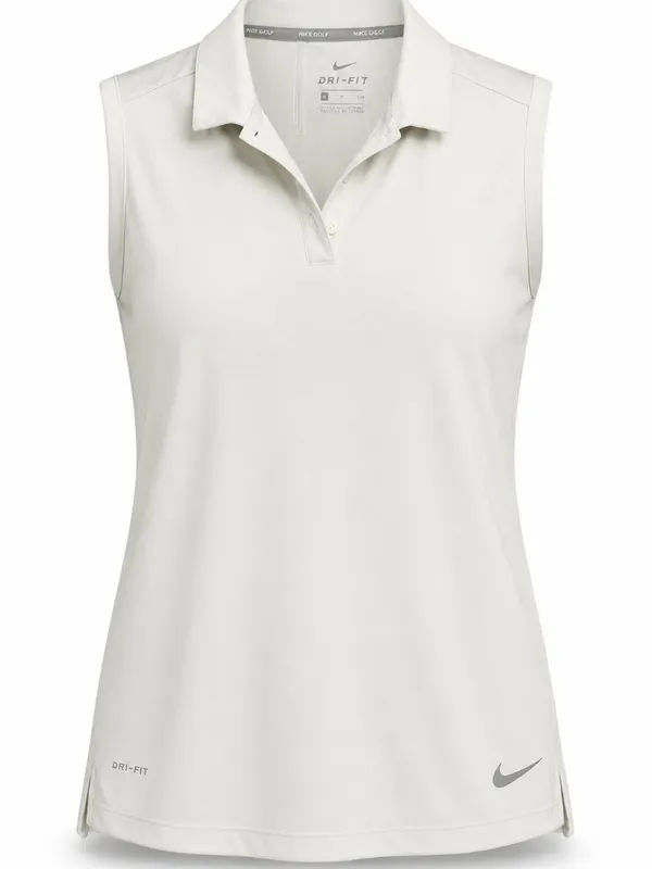 Nike Golf Dri-FIT White Sleeveless Performance Polo Women’s M - Image 2