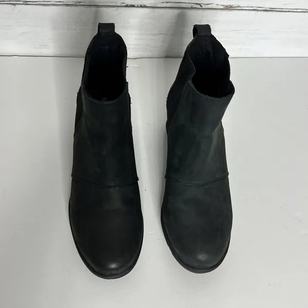 Sorel Joan of Arctic Wedge Ankle Boot Black Shoe Size 8.5 Waterproof - Image 3