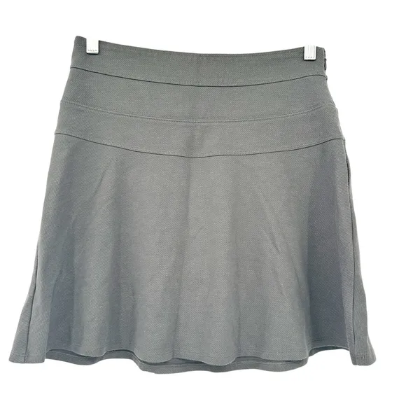 Athleta Womens Athleisure Tenniscore Ponte Twill Flare Mini Skirt Size 4 Olive‎ - Image 3