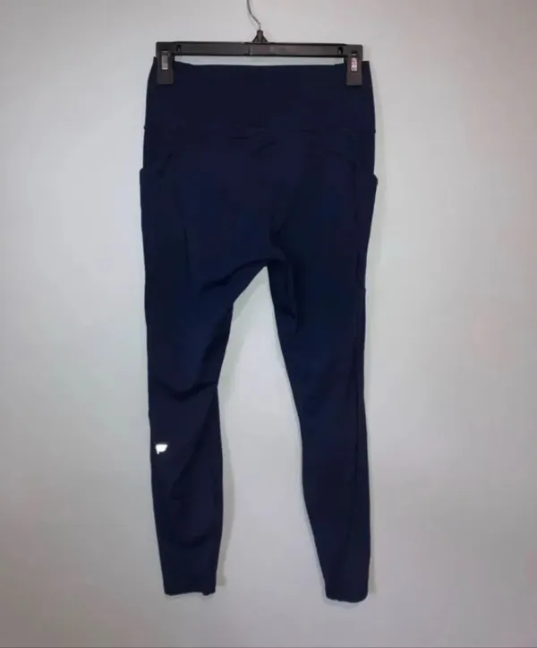 Fabletics Women’s Large Navy Blue 7/8 High Rise Leggings Side Pockets #1200 - Image 5