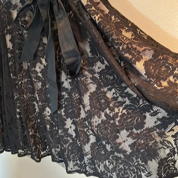 dj jaz dress 4 black lace sleeveless evening cocktail size 12. - Image 5
