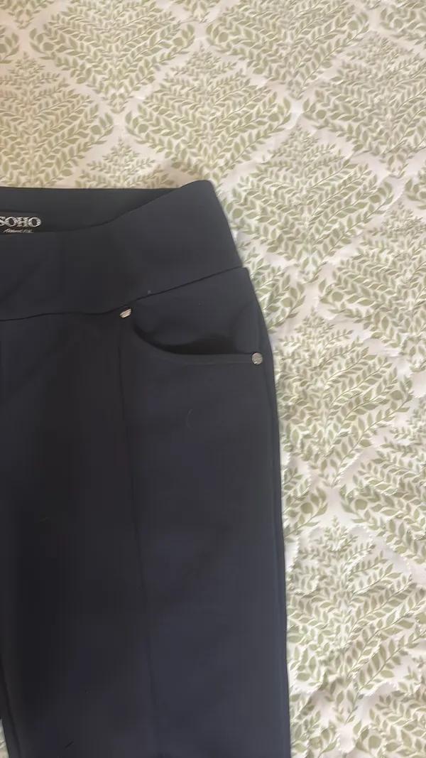 Navy blue capri dress pants soho  - Image 2
