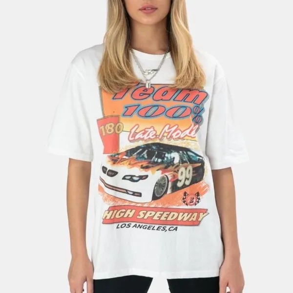 Adika Graphic Racing T-Shirt - Image 5