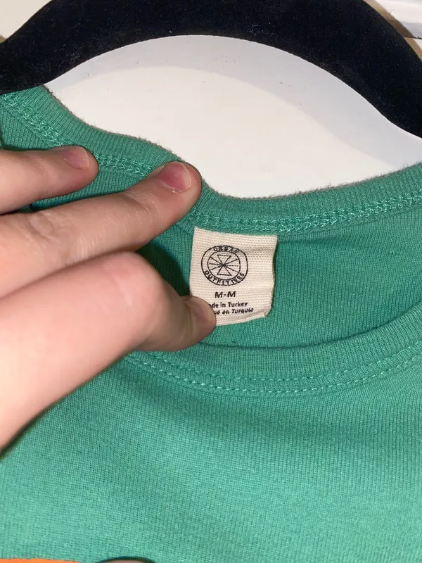 Urban Outfitters Green Stay Trippy Baby Tee - Image 3