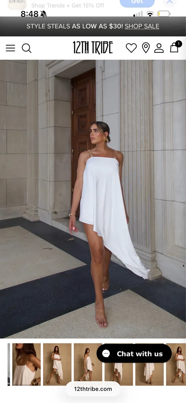 NWT 12th tribe white dress - Image 2