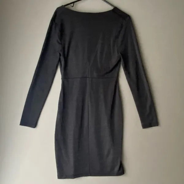 French Connection sz‎ 6 faux wrap long sleeve knee length cocktail dress - Image 5