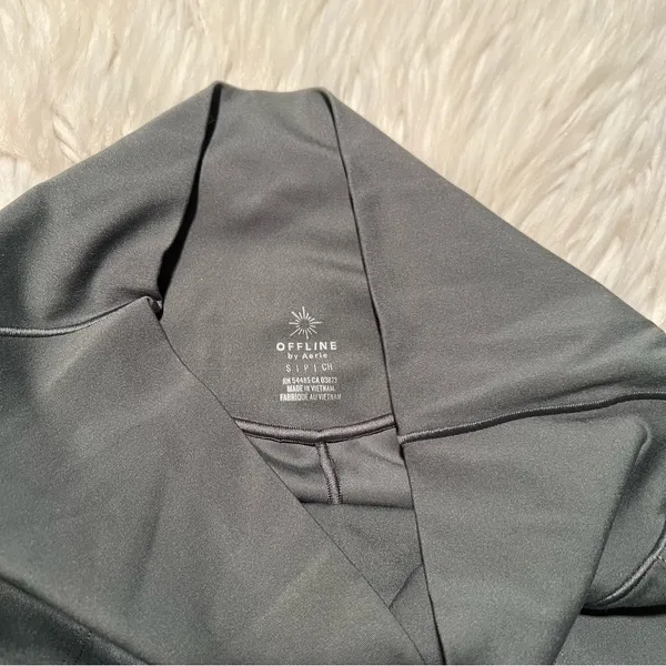 Offline‎ by Aerie Women's Size Small High Waisted Jogger Pants Light Olive Green - Image 10