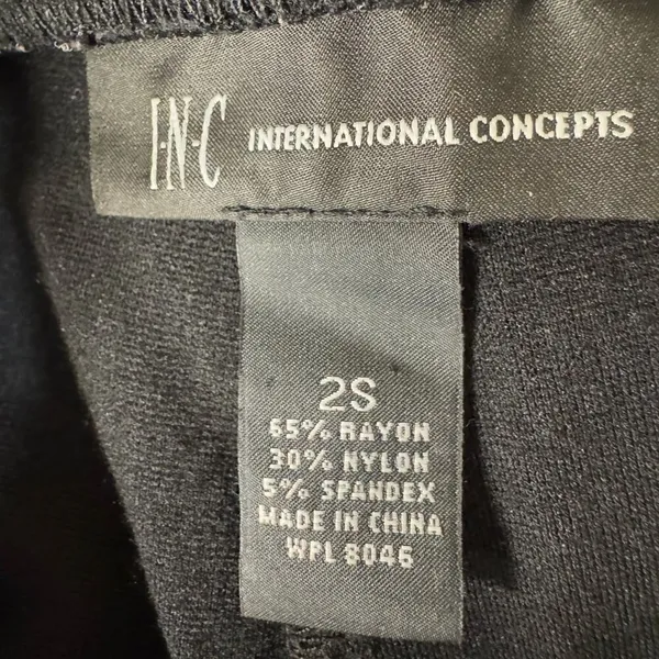 INC International Concepts Pull on Boot Cut Casual Pants Size S short - Image 3